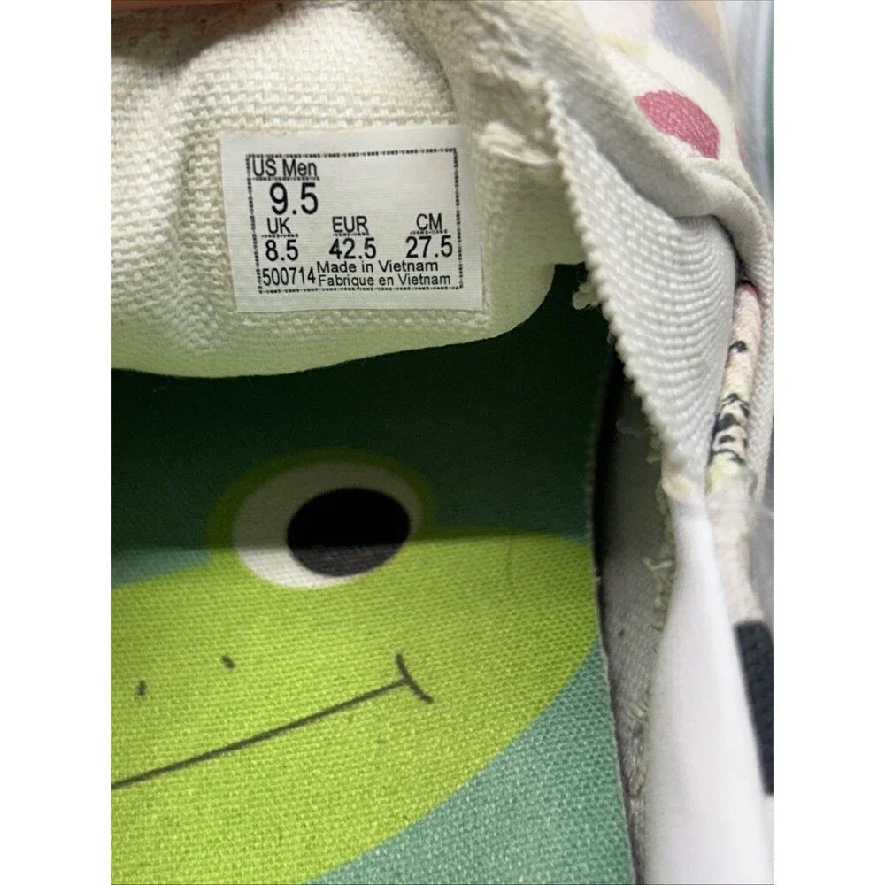 Vans Skate Slip-On LTD Skateboard Shoe Frog White Size 9.5 Men Rare Hard To Find - Picture 8 of 13